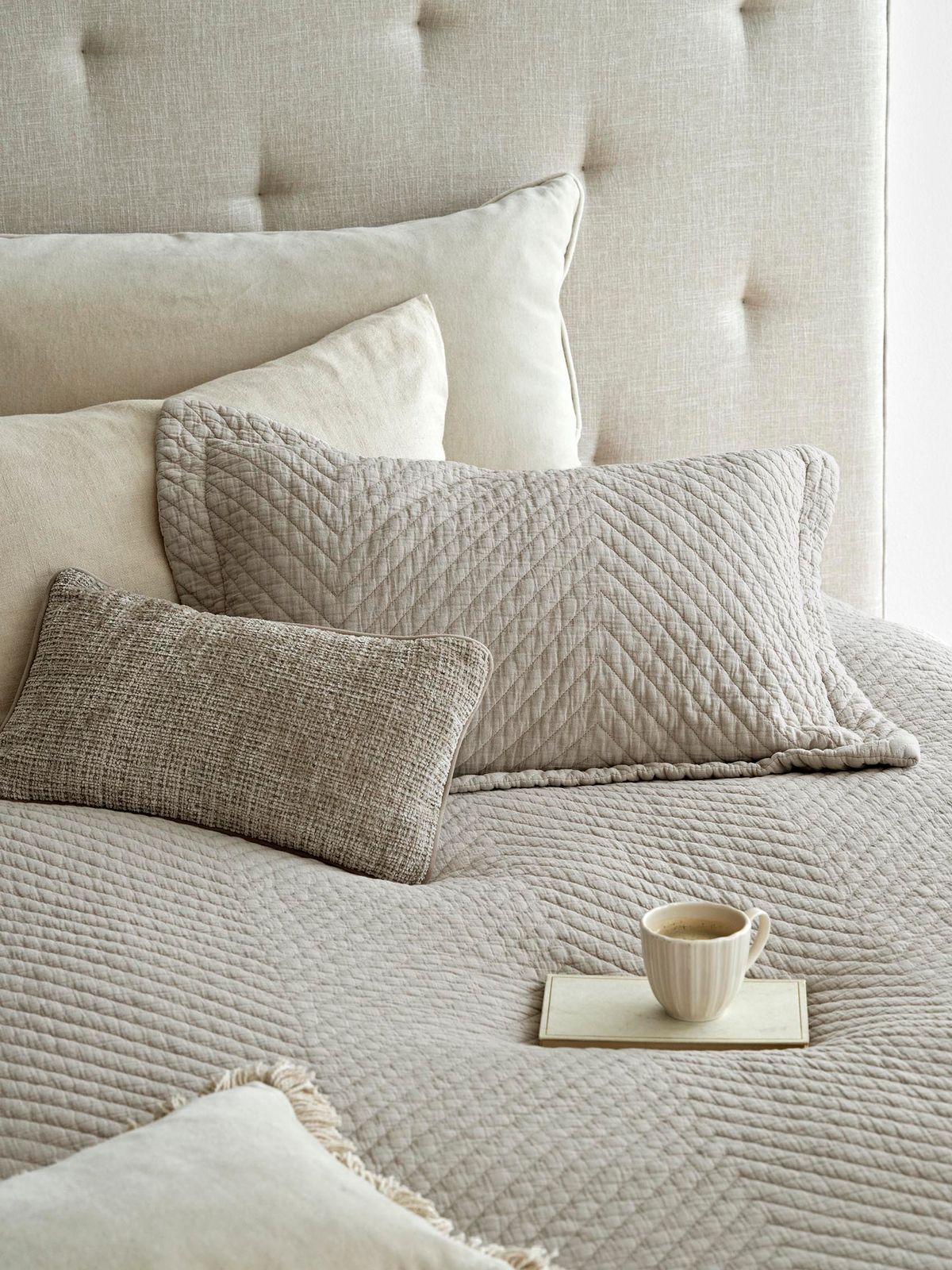 Cozy Living Velvet Soft Gable Cushion Cover - CREAM