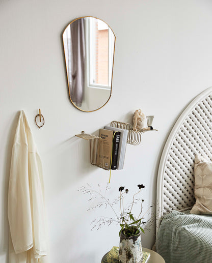 Brava shelf - brass