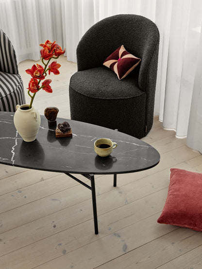 Cozy Living Tessa Marble Coffee Table - NOIR - L