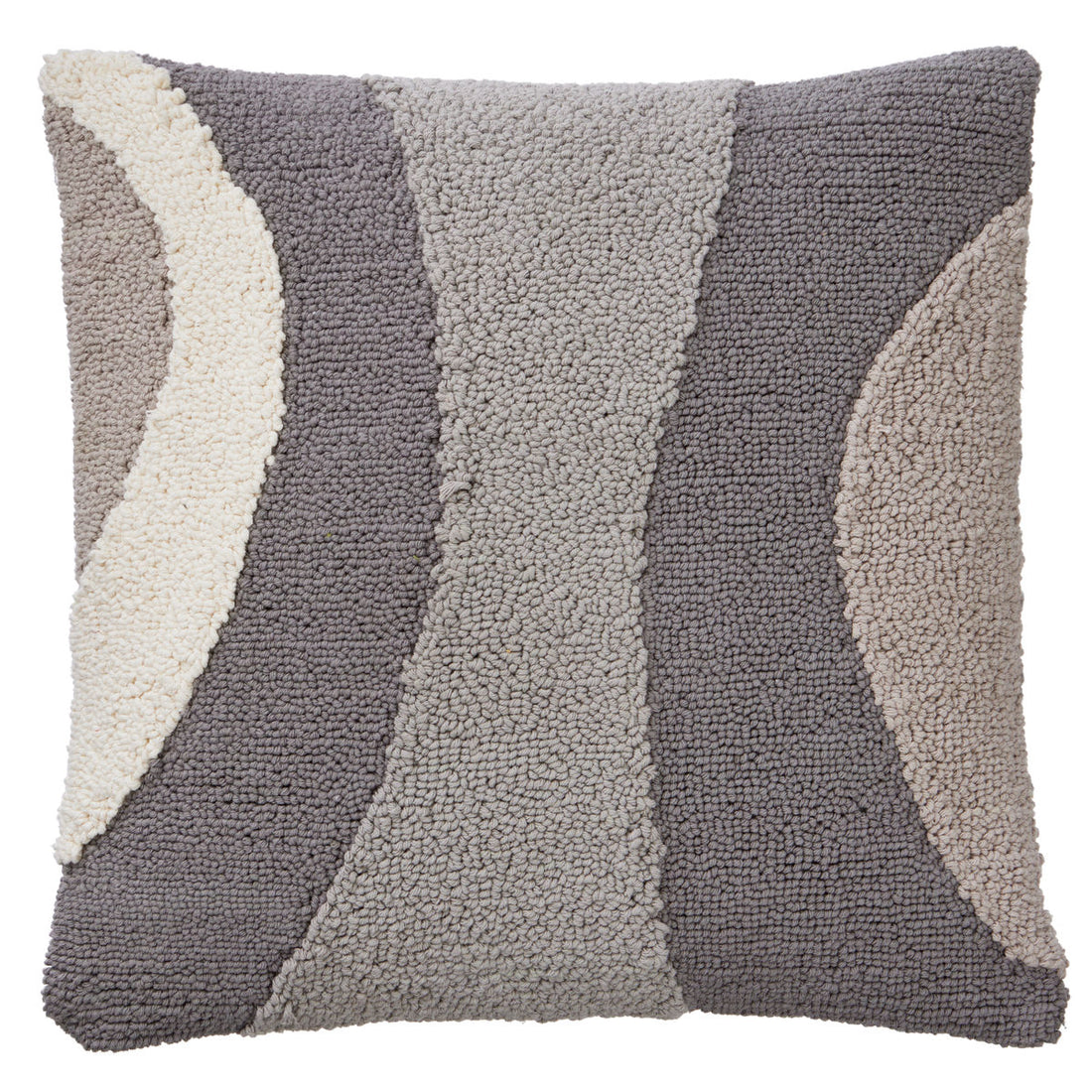 Cozy Living Chantel Tufted Embroidery Cushion Cover - Gray Blend