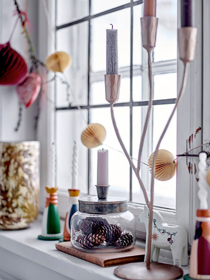 Bloomingville Siffer Lysestage, Hvid, Polyresin - Bloomingville - DesignGaragen.dk