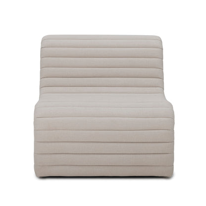 Allure Lounge Stol, Natur, Polyester - L76xH67xW91 cm - BLOOMINGVILLE - DesignGaragen.dk