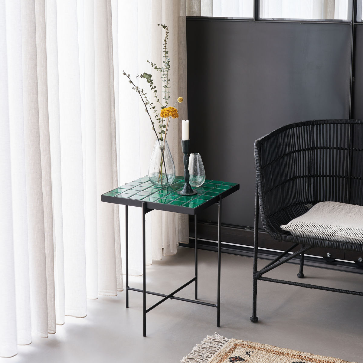 House Doctor Side table, Kuna, Green