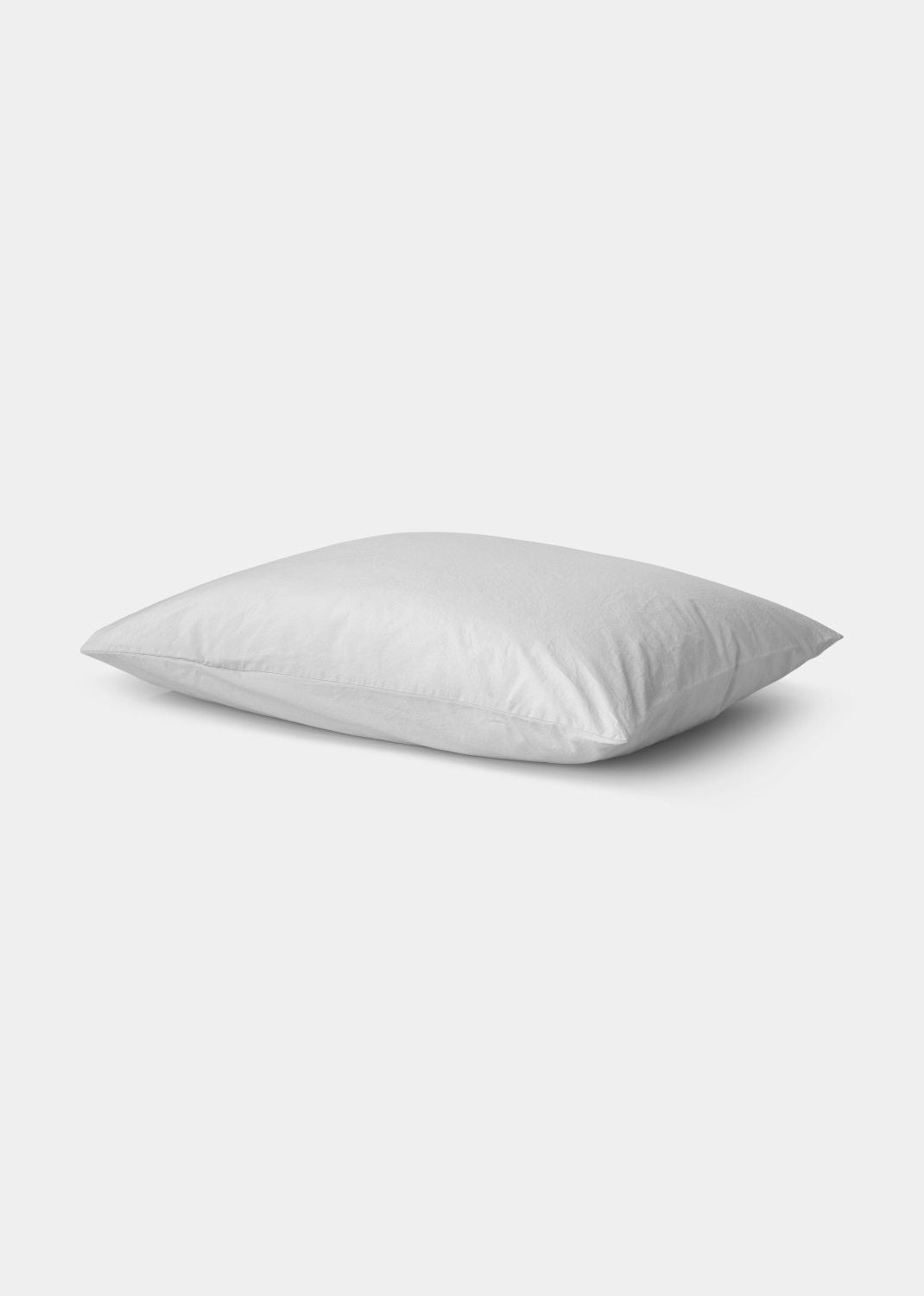 Sekan Studio Cotton Percale Pillow Covers - Light Gray
