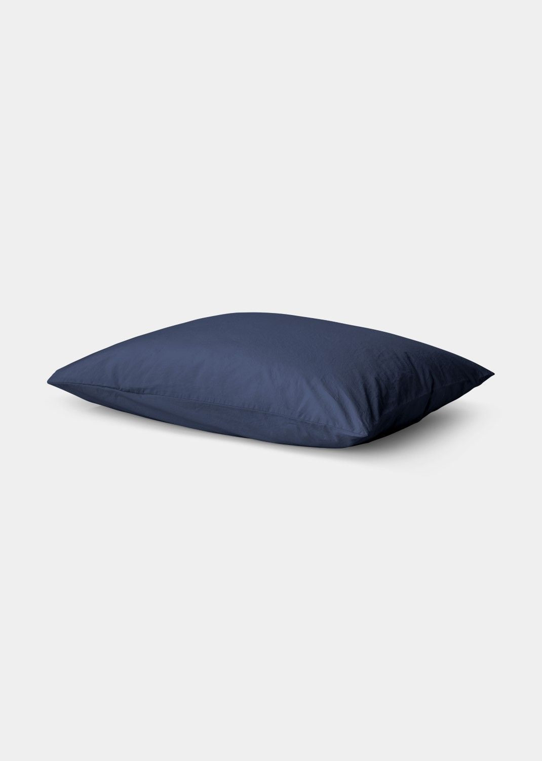 Sekan Studio Cotton Percale Pillow Covers - Marine Blue