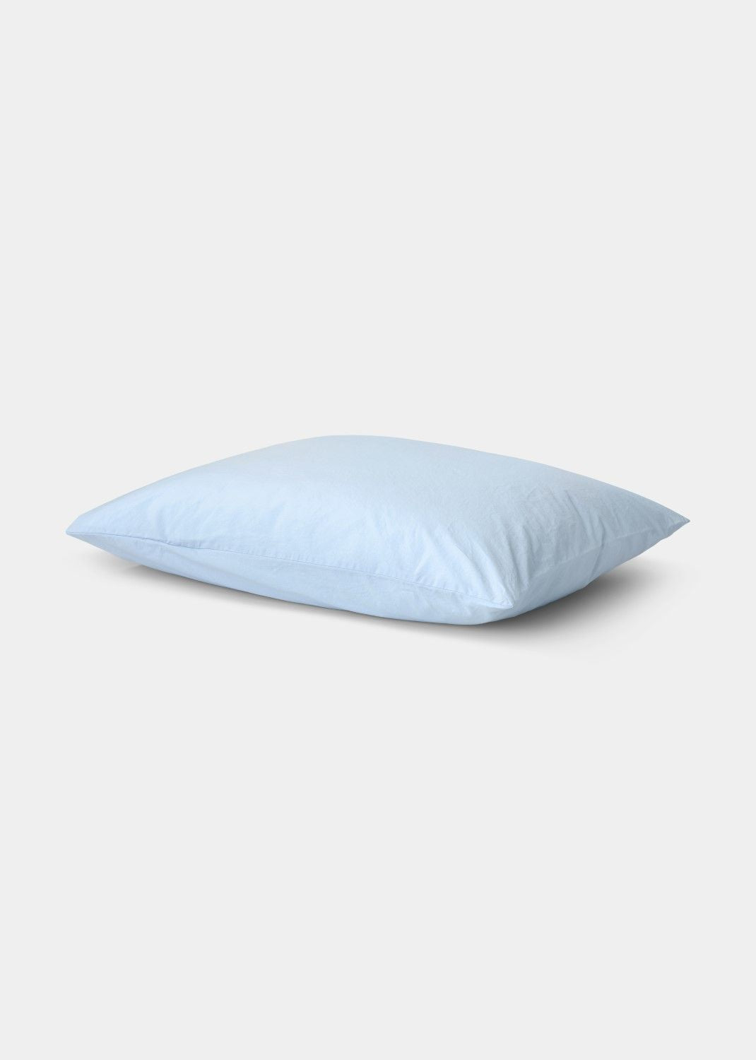 Sekan Studio Cotton Percale Pillow Covers - Light Blue