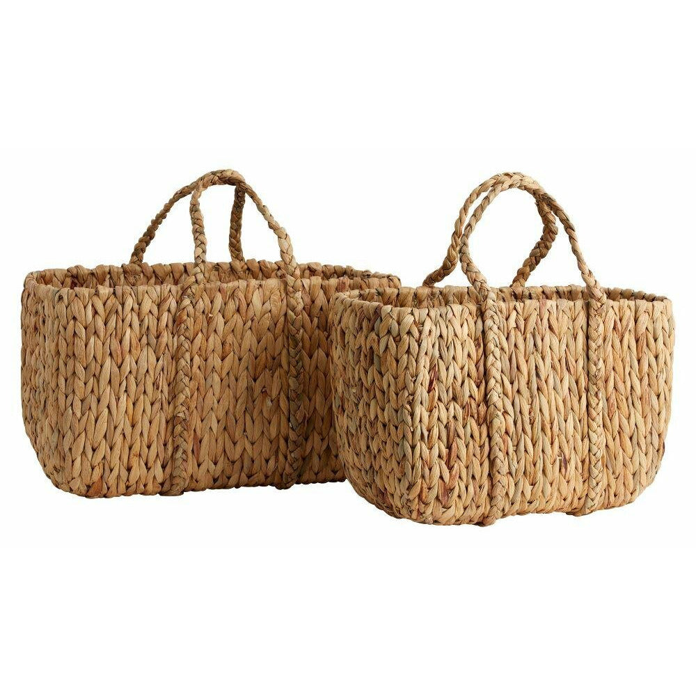 Nordal OSA bags in wicker - 2 pcs. - nature