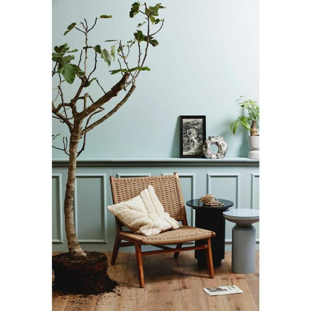 Nordal CLUB loungestol i teaktræ med flet - natur - Nordal - DesignGaragen.dk