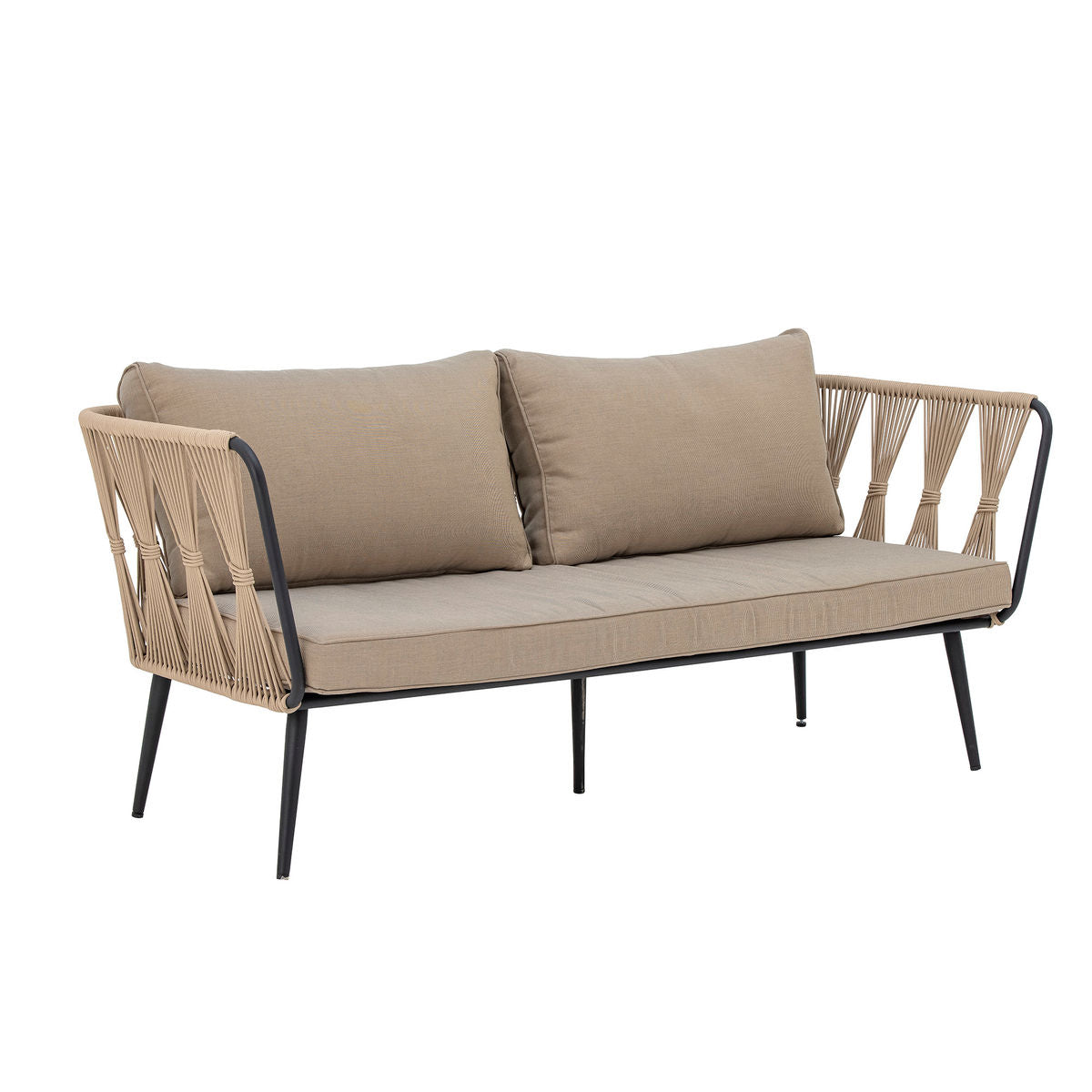 Bloomingville Pavone Sofa, Brun, Metal - Bloomingville - DesignGaragen.dk