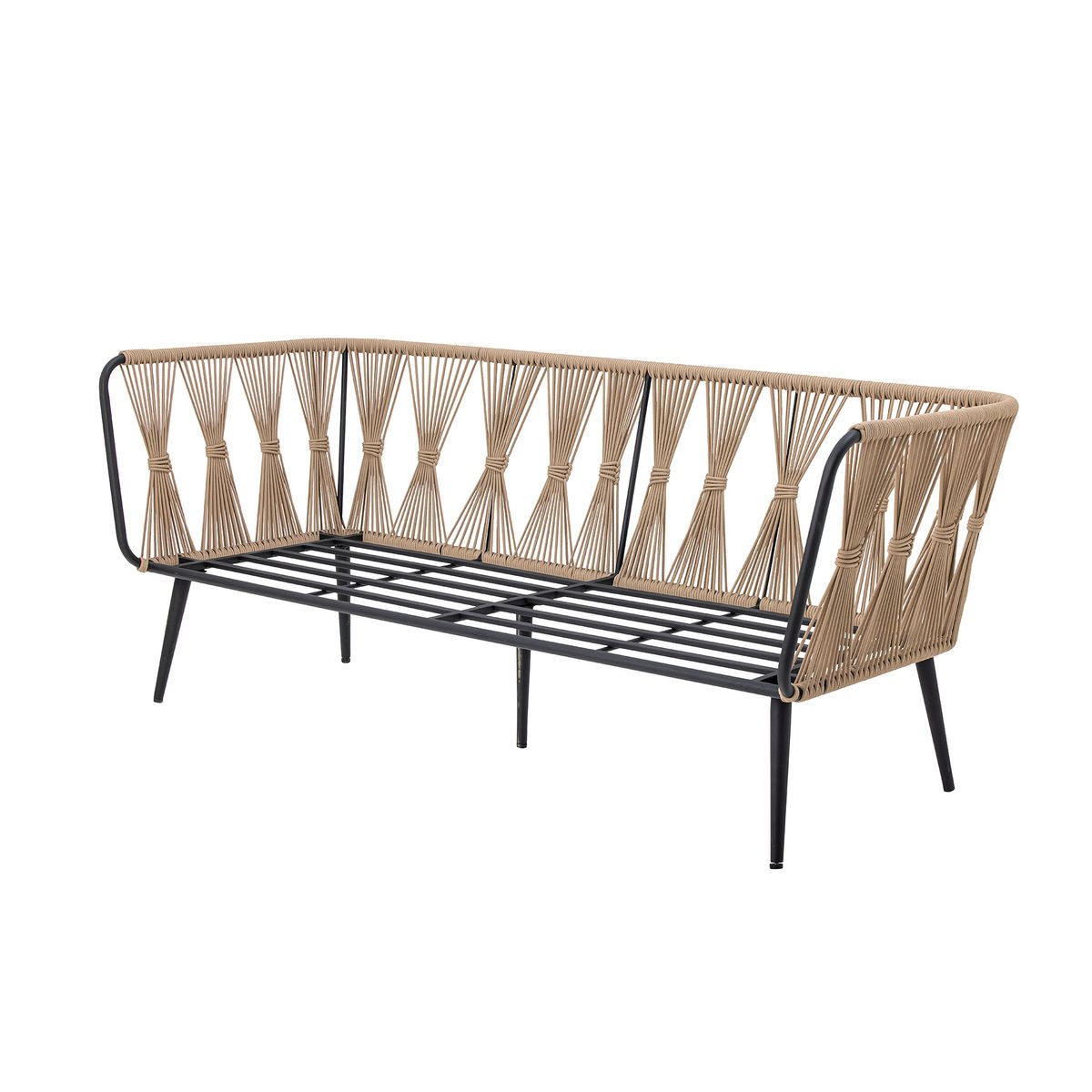 Bloomingville Pavone Sofa, Brun, Metal - Bloomingville - DesignGaragen.dk