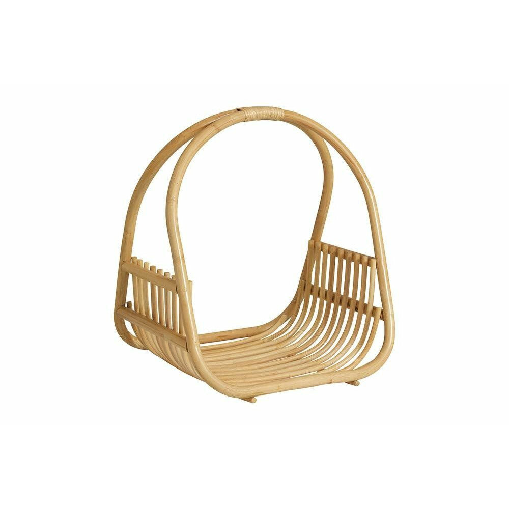 Nordal ROA magazine / newspaper holder in rattan - 42x37 cm - natural