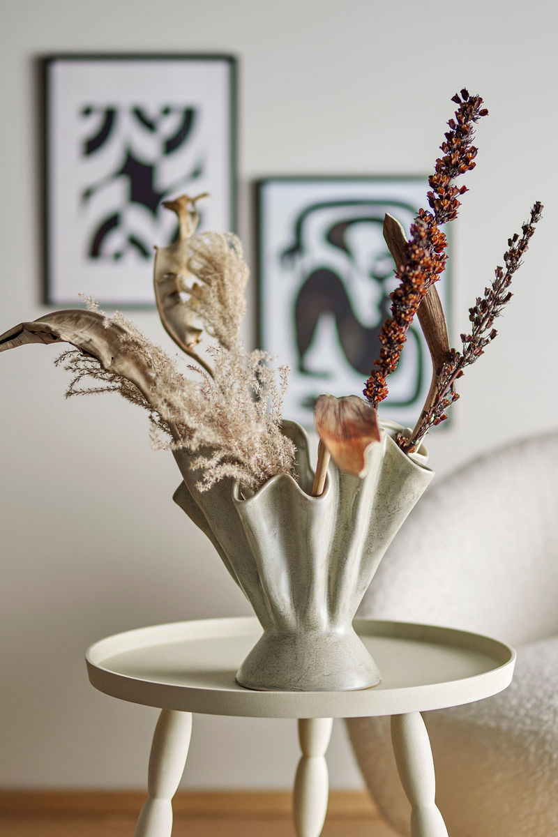Bloomingville Plier Vase, Natur, Stentøj - Bloomingville - DesignGaragen.dk