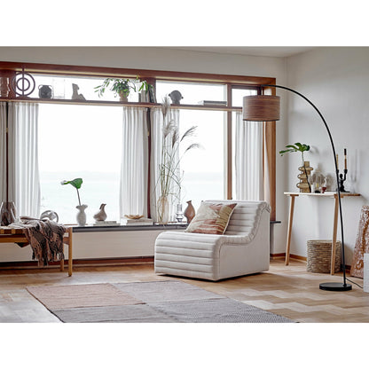 Allure Lounge Stol, Natur, Polyester - L76xH67xW91 cm - BLOOMINGVILLE - DesignGaragen.dk
