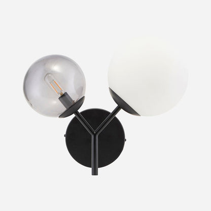 House Doctor-Wall Lighting, Twice, Black-W: 47 cm