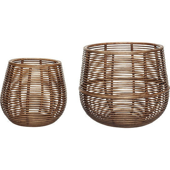 Hübsch basket 2 pcs