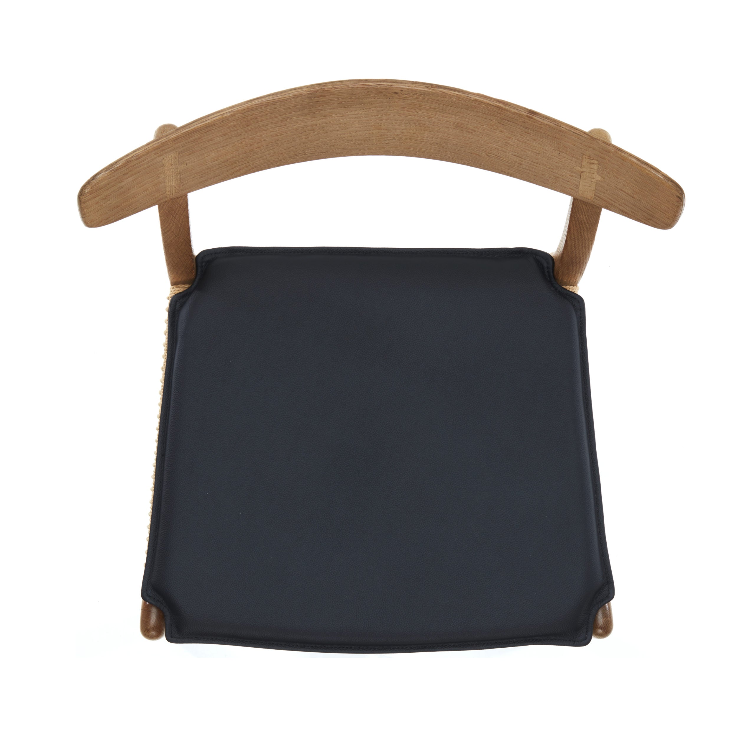 Hynde til Hans J. Wegner CH23 stolen i sort læder - Hynder til Hans J. Wegner CH23 stolen - DesignGaragen.dk