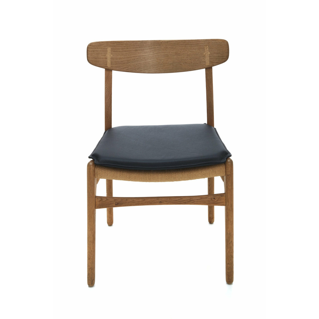 Hynde til Hans J. Wegner CH23 stolen i sort læder - Hynder til Hans J. Wegner CH23 stolen - DesignGaragen.dk