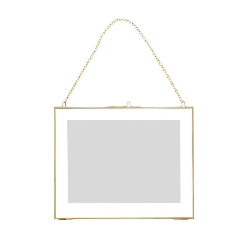 Hubsch - Loft Frame Chain Small Brass Color 30xH24cm
