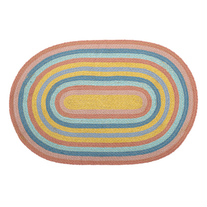 Tæppe, Multi farvet, Jute L75xB50 cm - BLOOMINGVILLE MINI - DesignGaragen.dk