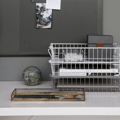 Display box, brass 31x11x3 cm