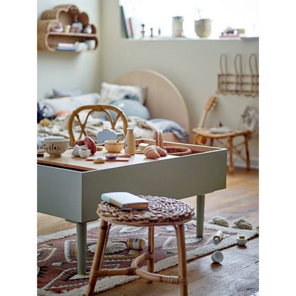 Adda Legetøjsmad, Blå, Bøg - L10xH9xW15 cm, Set of 7 - BLOOMINGVILLE MINI