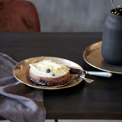 House Doctor - Tray, HDCarve, Antique silver