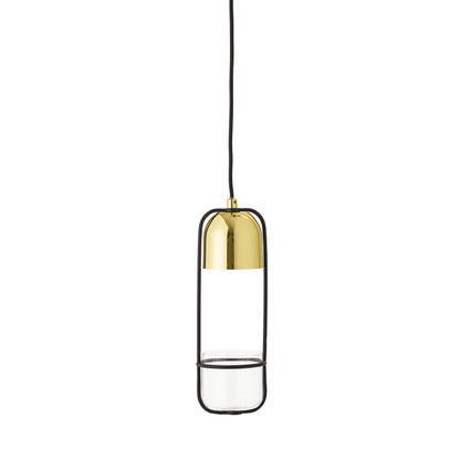 BLOOMINGVILLE Gullak Pendel, Guld, Metal - D10xH34 cm - DesignGaragen.dk.