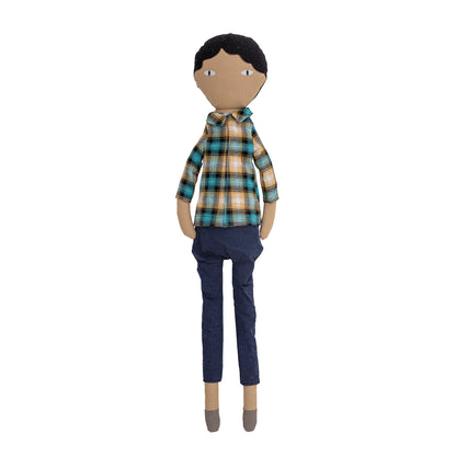 Sigge Doll, Blå, Bomuld - L15xH86,5xW10 cm - BLOOMINGVILLE MINI - DesignGaragen.dk