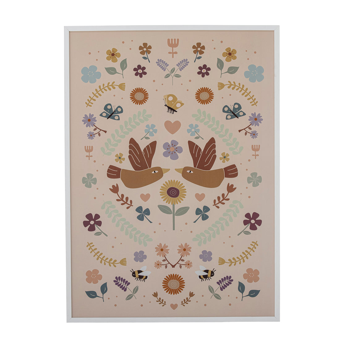 BLOOMINGVILLE MINI Lorena Ramme, Hvid, Fyr - L52xH72xW1 cm - DesignGaragen.dk.