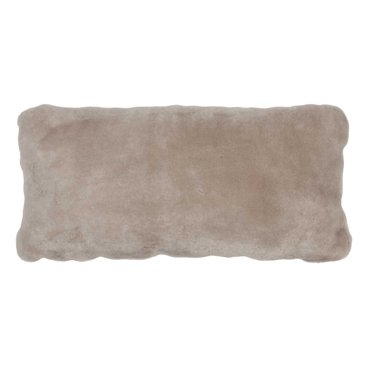 Pillow | Lambskin, Moccasin | New Zealand | 28x56 cm.