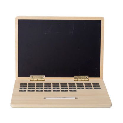 Dac Legetøjs Laptop, Natur, Krydsfiner - L21xH2,5xW14 cm - BLOOMINGVILLE MINI - DesignGaragen.dk
