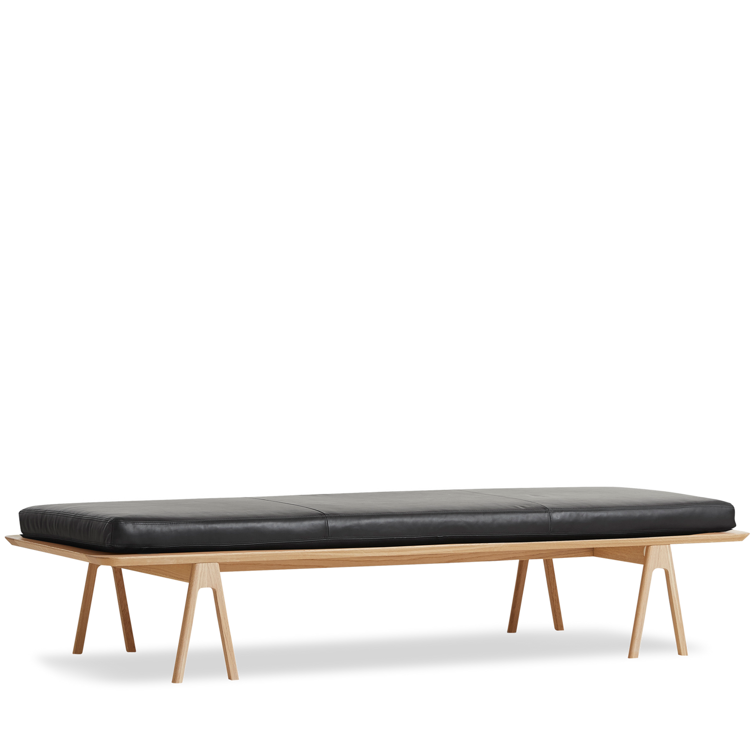 Woud - Level Daybed - Black/Oak 190x76.50x41 cm