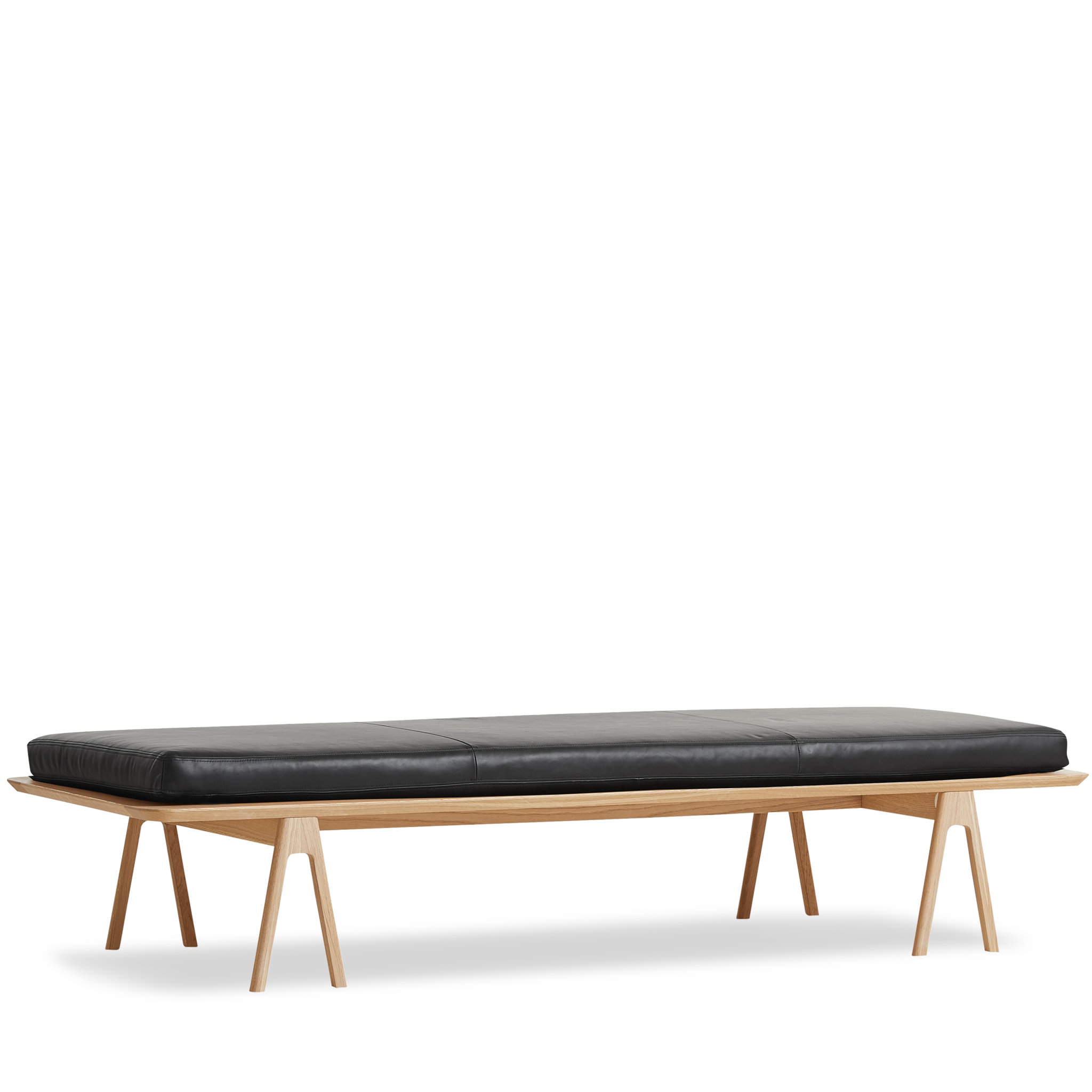 Woud - Level Daybed - Black/Oak 190x76.50x41 cm