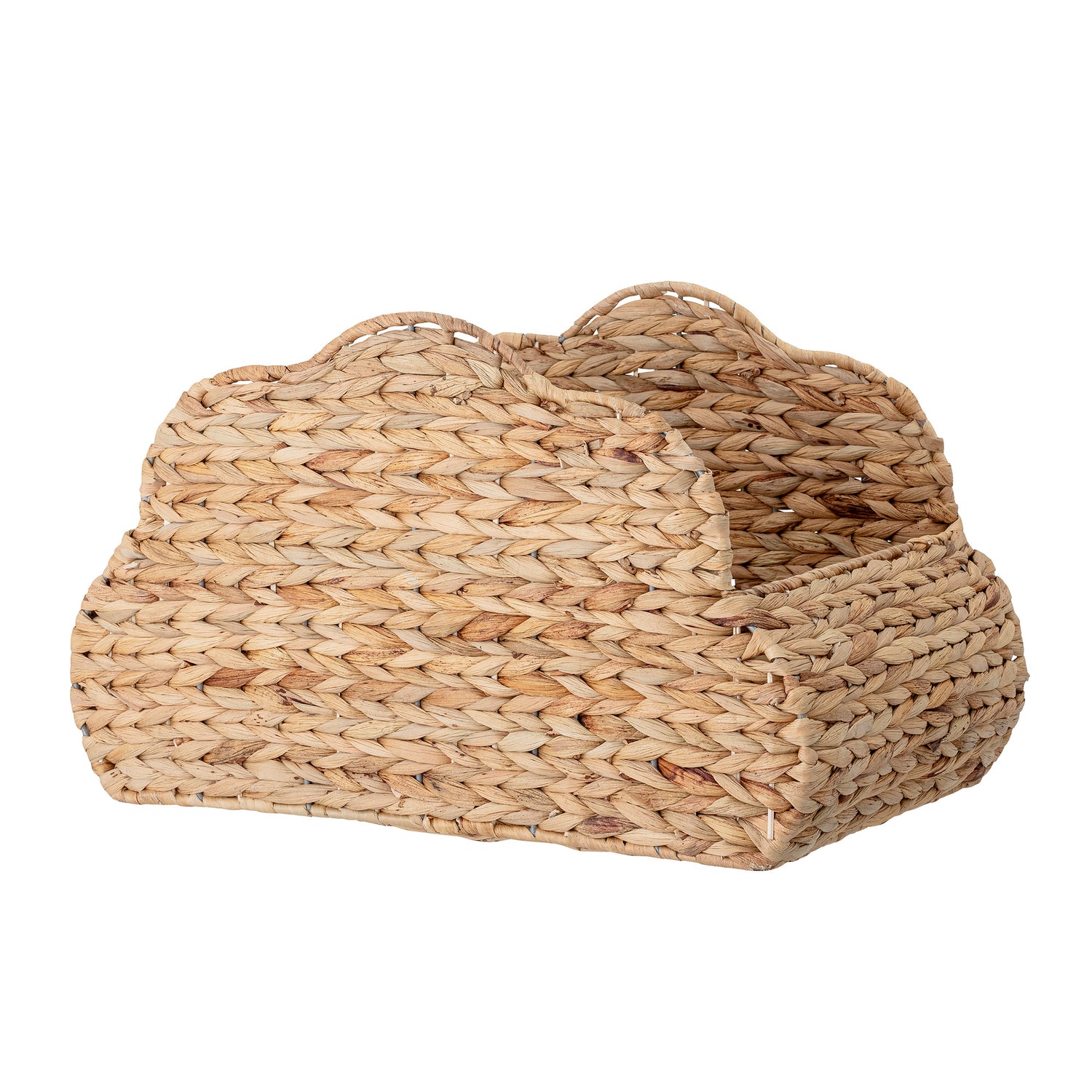 BLOOMINGVILLE MINI Dimitrova Kurv, Natur, Jute - L44xH27xW30 cm - DesignGaragen.dk.