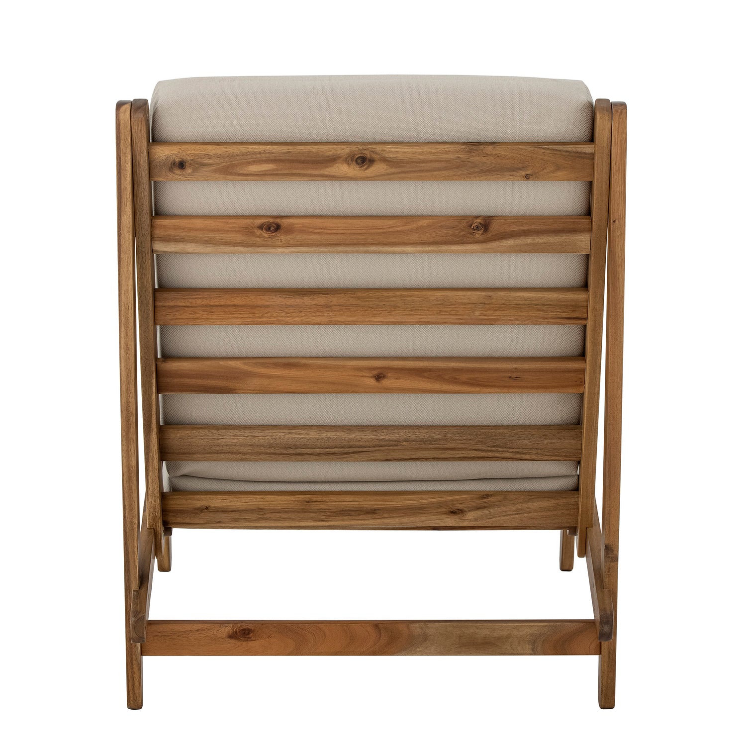 Gani Lounge Stol, Natur, Akacie - L66xH83xW80 cm - BLOOMINGVILLE - DesignGaragen.dk